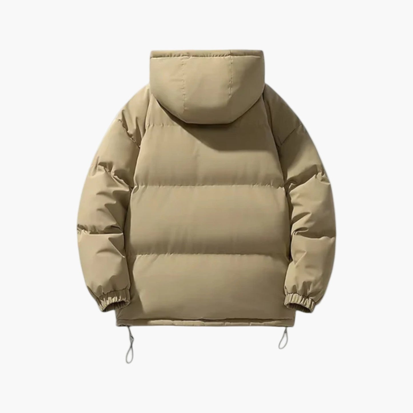 Christian | Herren Kurzer Steppmantel mit Kapuze Winterjacke