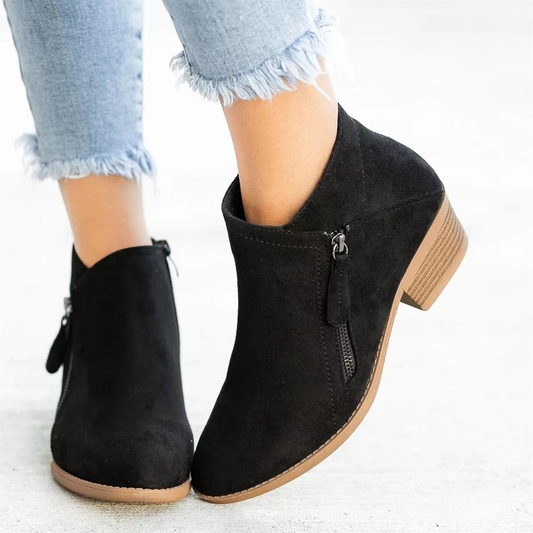 Viola | Damen Herbst Stiefeletten mit Reißverschluss