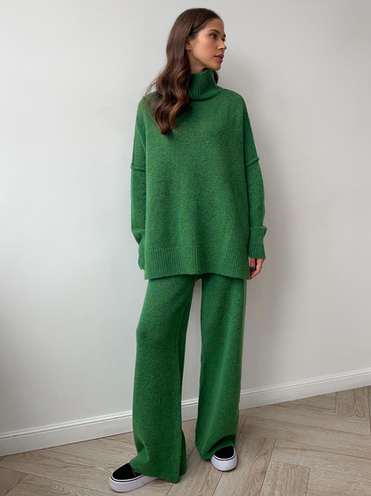 Stefanie | Damen Frühlings Oversize Zweiteiliges Set