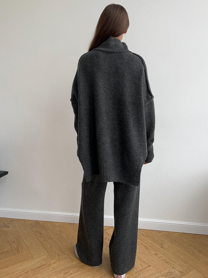 Stefanie | Damen Frühlings Oversize Zweiteiliges Set