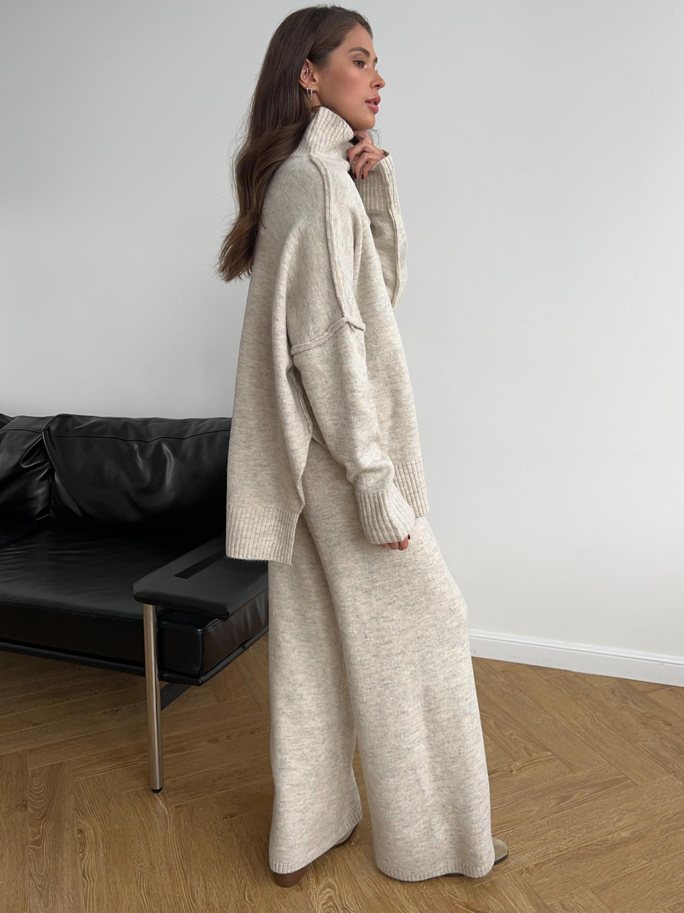 Stefanie | Damen Frühlings Oversize Zweiteiliges Set