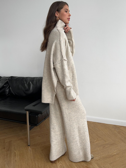 Stefanie | Damen Frühlings Oversize Zweiteiliges Set