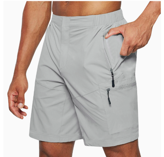 Zacharias | Herren Outdoor-Sportshorts mit Elastischem Bund