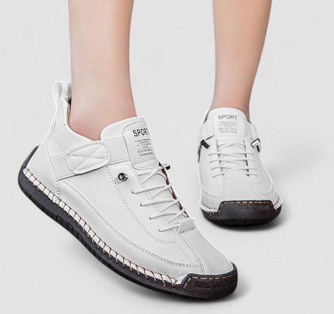 Sabine | Damen Lässige Schnür-Sneaker