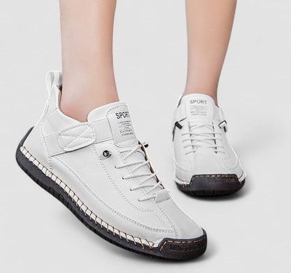 Sabine | Damen Lässige Schnür-Sneaker