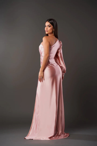 Jasmin | Damen Abendkleid mit Einem Schulterträger