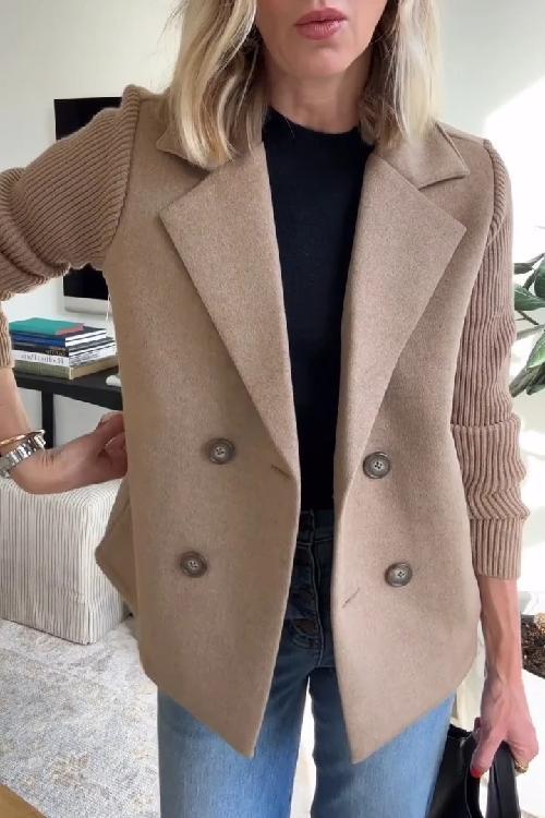 Felicia | Damen Blazer mit langen Ärmeln und Knopfleiste vorne