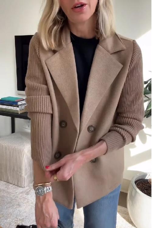 Felicia | Damen Blazer mit langen Ärmeln und Knopfleiste vorne