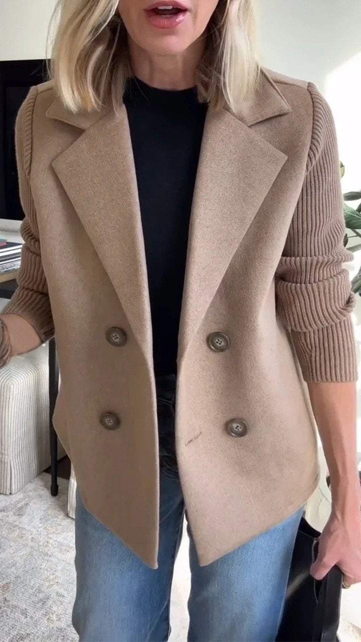Felicia | Damen Blazer mit langen Ärmeln und Knopfleiste vorne