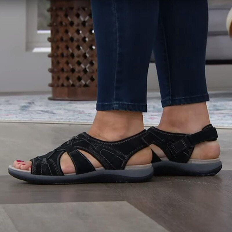 Lara | Damen Verstellbare Riemen Lässige Walking-Sandalen