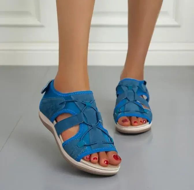 Lara | Damen Verstellbare Riemen Lässige Walking-Sandalen