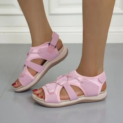 Lara | Damen Verstellbare Riemen Lässige Walking-Sandalen