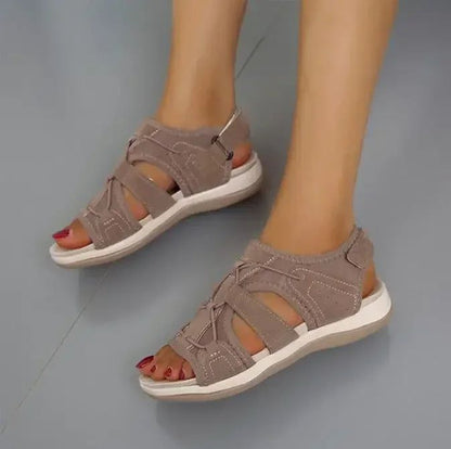 Lara | Damen Verstellbare Riemen Lässige Walking-Sandalen