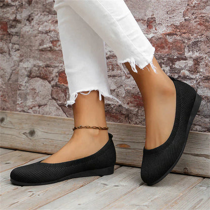 Anja | Damen Frühlings Bequeme Ballerinas