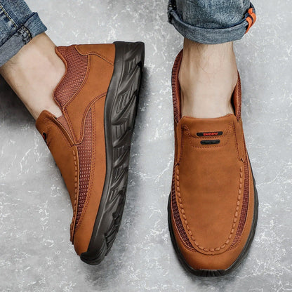 David | Herren Klassische Slip-On Freizeithalbschuhe