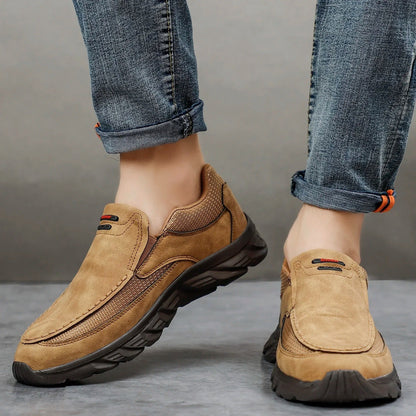 David | Herren Klassische Slip-On Freizeithalbschuhe