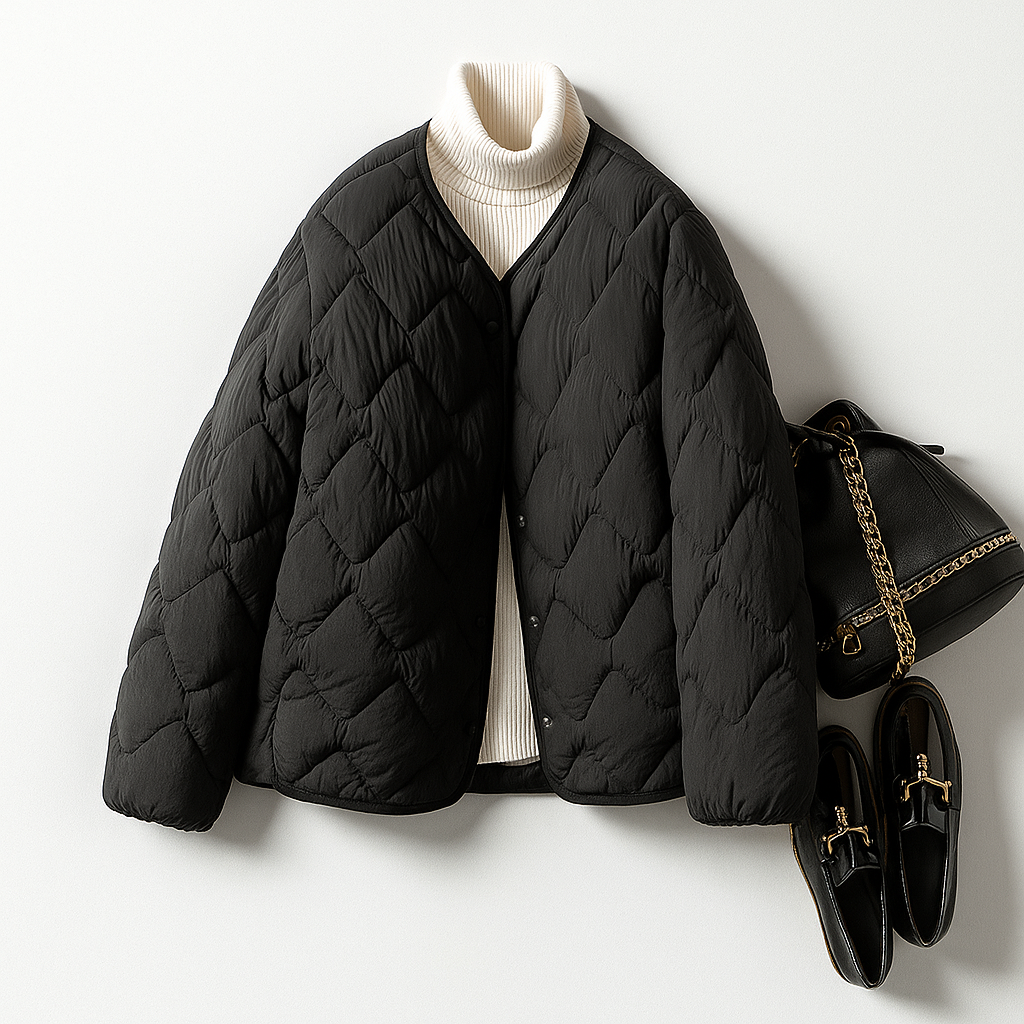 Karin | Damen Warme Gesteppt Leichte Pufferjacke