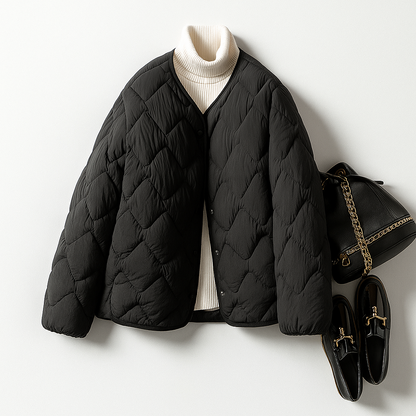 Karin | Damen Warme Gesteppt Leichte Pufferjacke