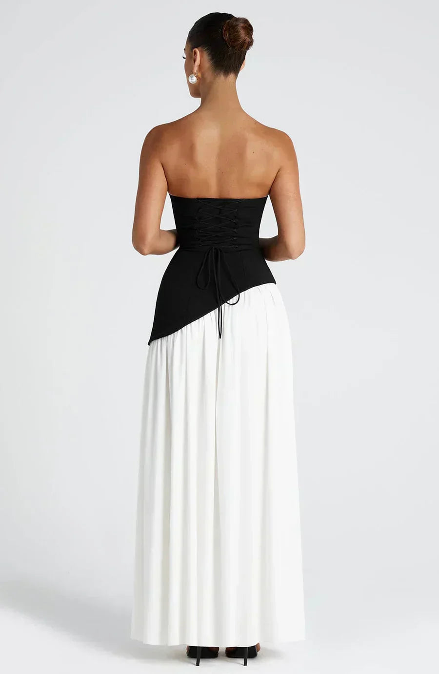 Emilia | Damen Asymmetrisches Maxi Kleid für Hochzeitsgäste