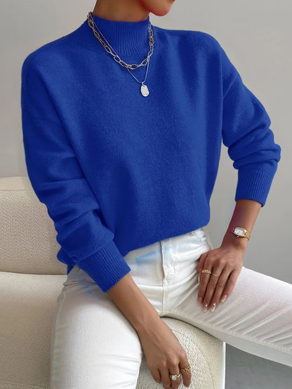 Martina | Damen Winterpullover mit Rollkragen
