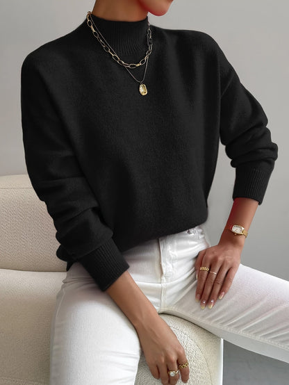 Martina | Damen Winterpullover mit Rollkragen