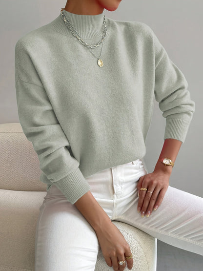 Martina | Damen Winterpullover mit Rollkragen