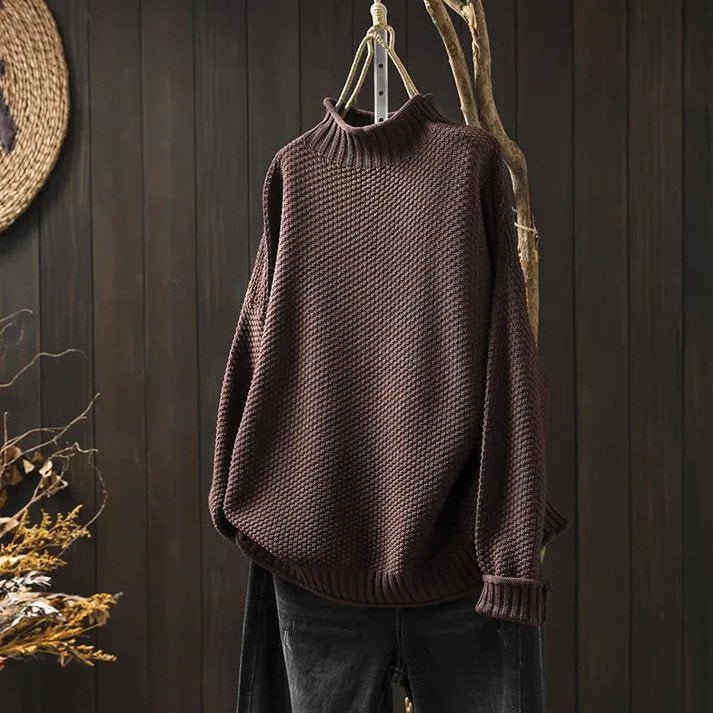 Jessica | Damen Übergroßer Rollkragenpullover