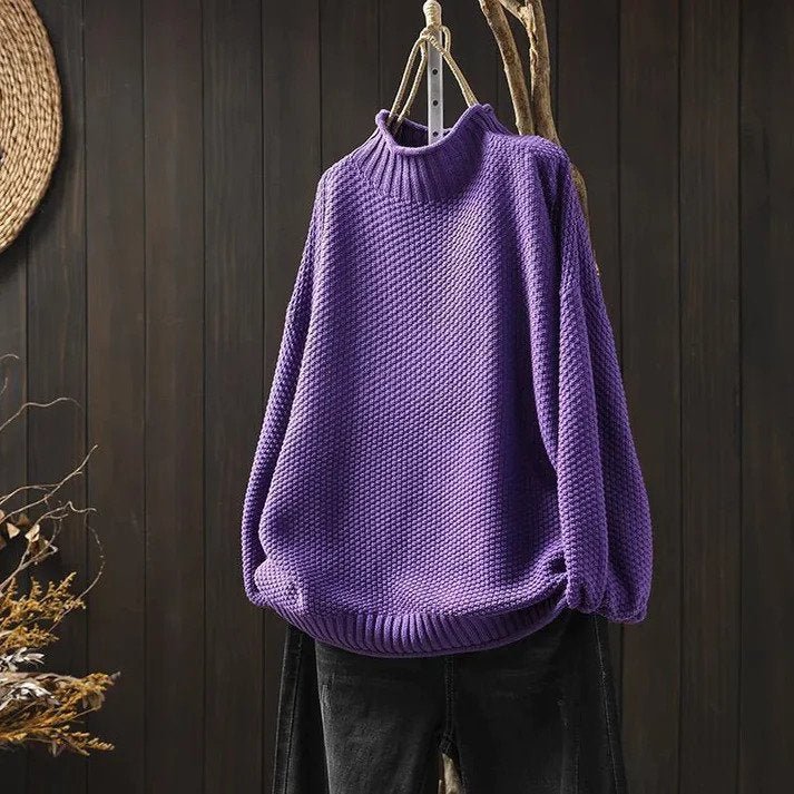 Jessica | Damen Übergroßer Rollkragenpullover