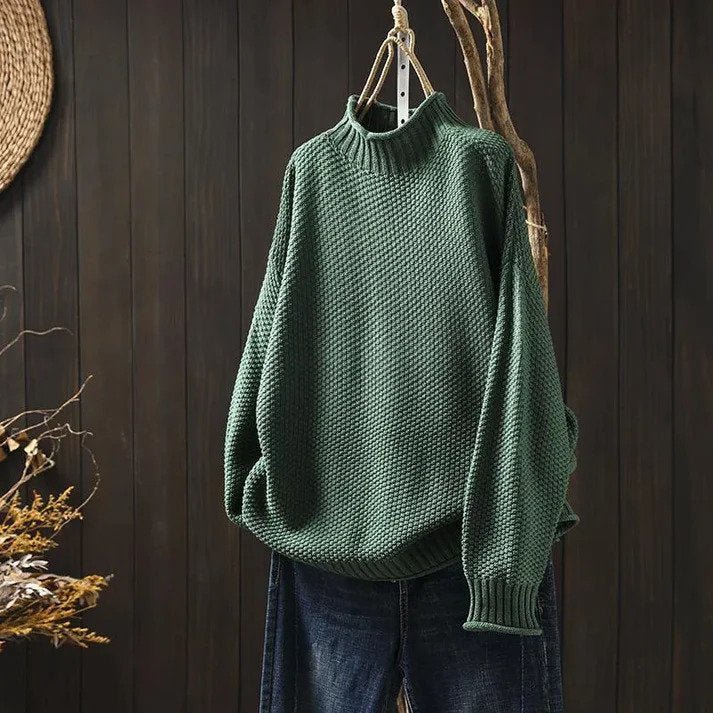 Jessica | Damen Übergroßer Rollkragenpullover