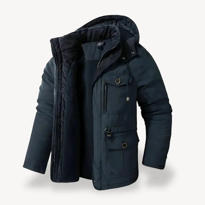 Friedrich | Herren Kapuzen-Winterjacke für Kaltes Wetter