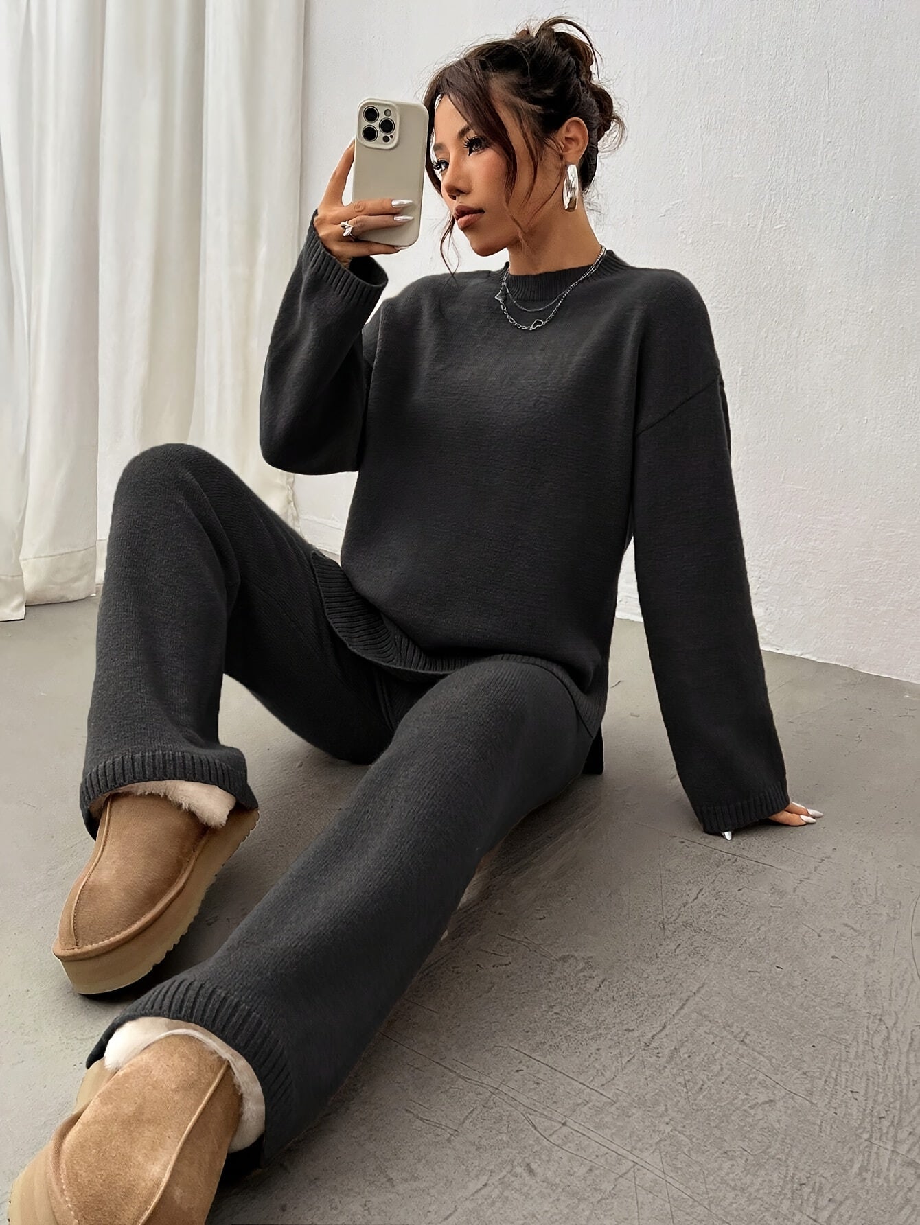 Pauline| Damen Frühlings Bequemes Relaxed Fit Set