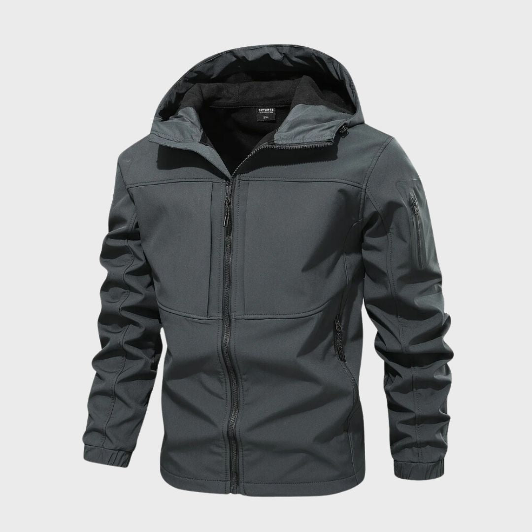 Tobias | Herren Wasserdichte Outdoor-Kapuzenjacke