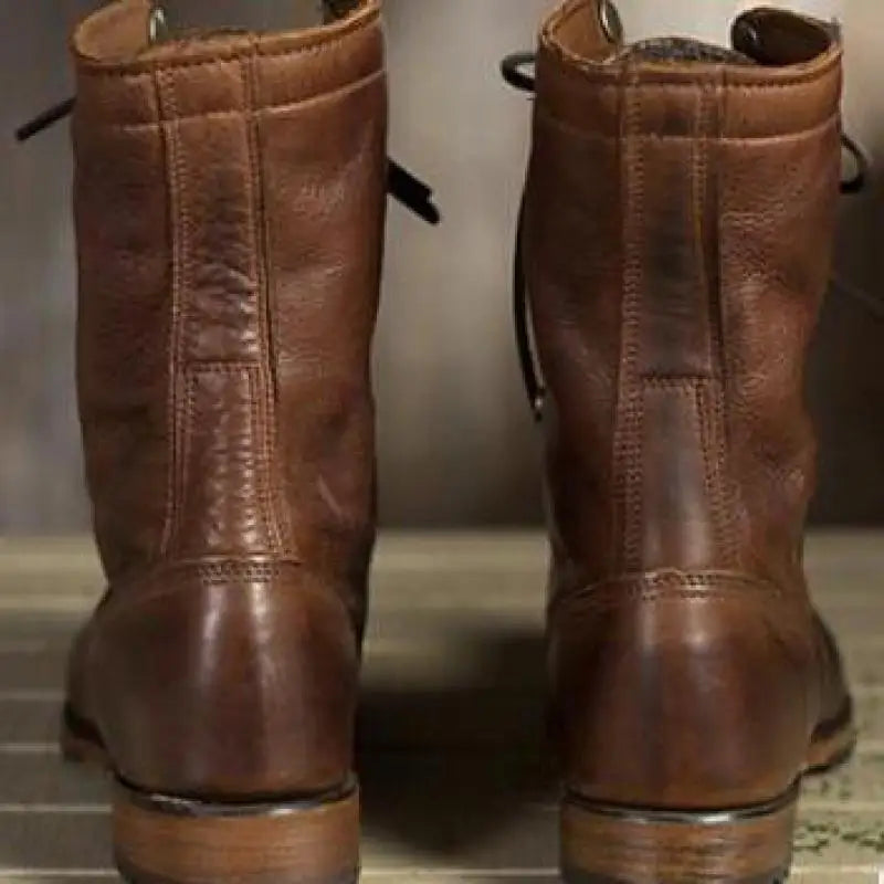 Jasmin | Damen Herbst Leder Schnürstiefel