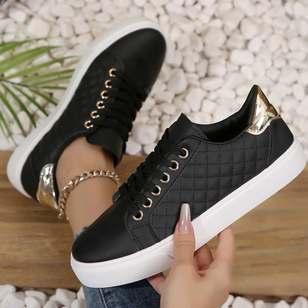 Maria | Damen klassische Schnür-Sneaker im modischen Stil