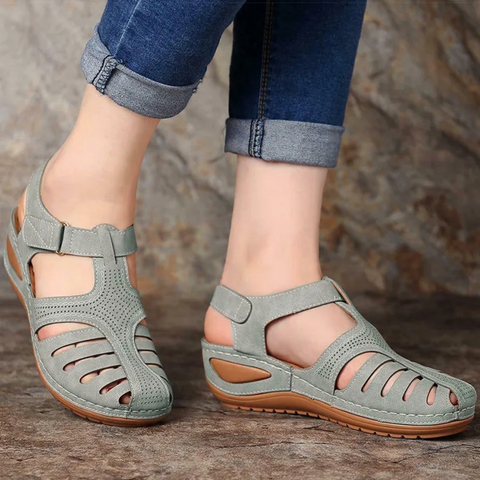 Doris | Damen Frühlings Cutout Walking Sandalen