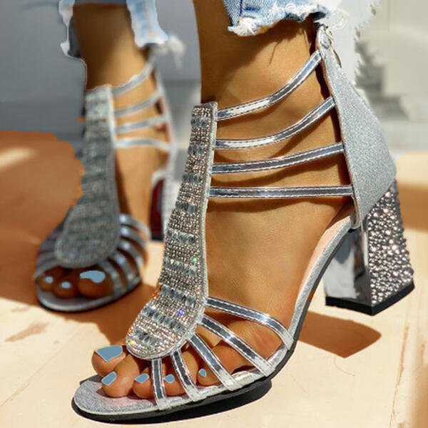 Franziska | Damen Offene Zehen Plateau Keilabsatz Sandalen