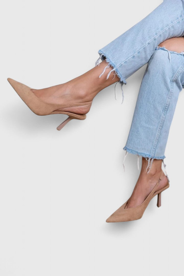 Yvonne | Damen Elegante Spitz-Toe Pumps