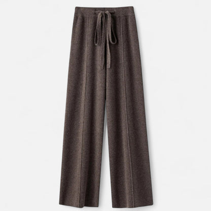 Daniela | Damen Klassische Wollhose mit Lockere Passform