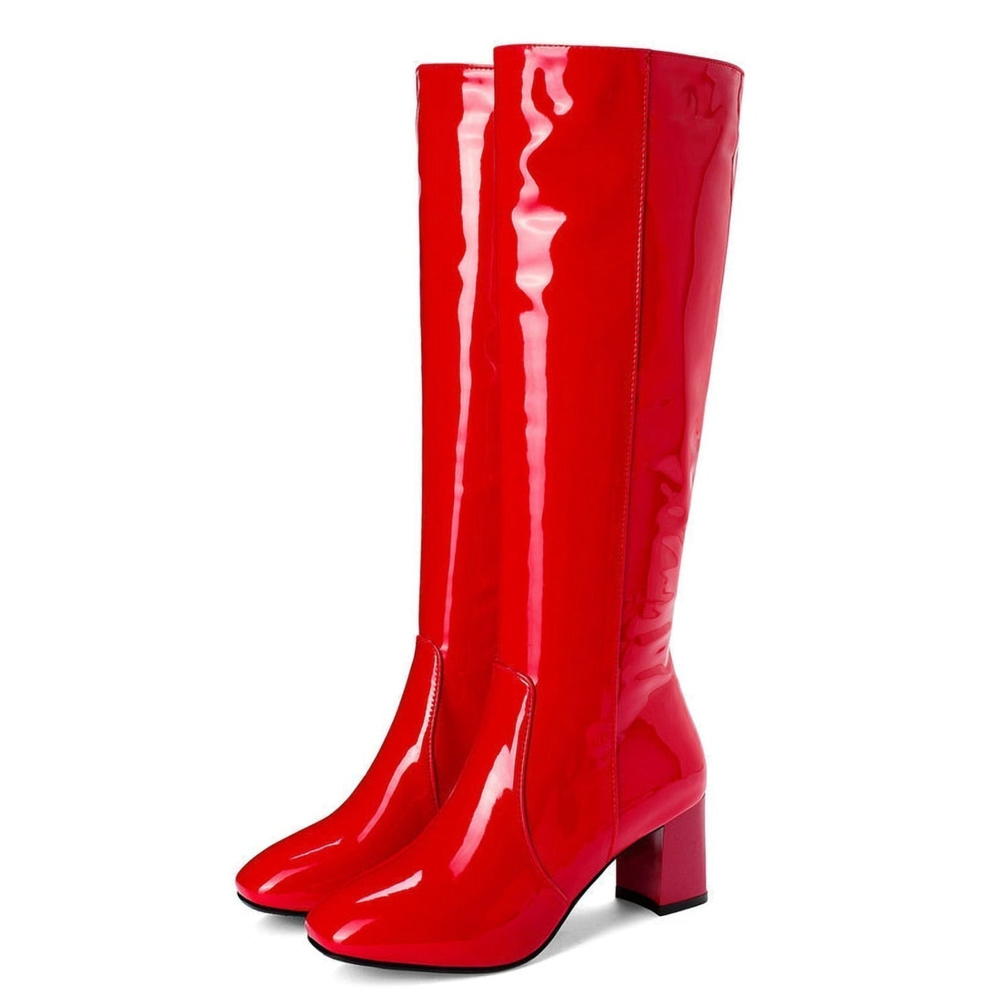 Victoria | Damen Kniehohe Street-Style-Stiefel