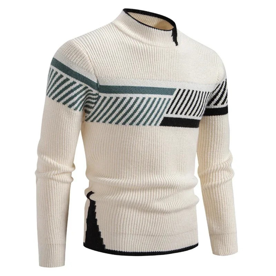 Elias | Herren Lässiger Pullover mit Modernem Muster