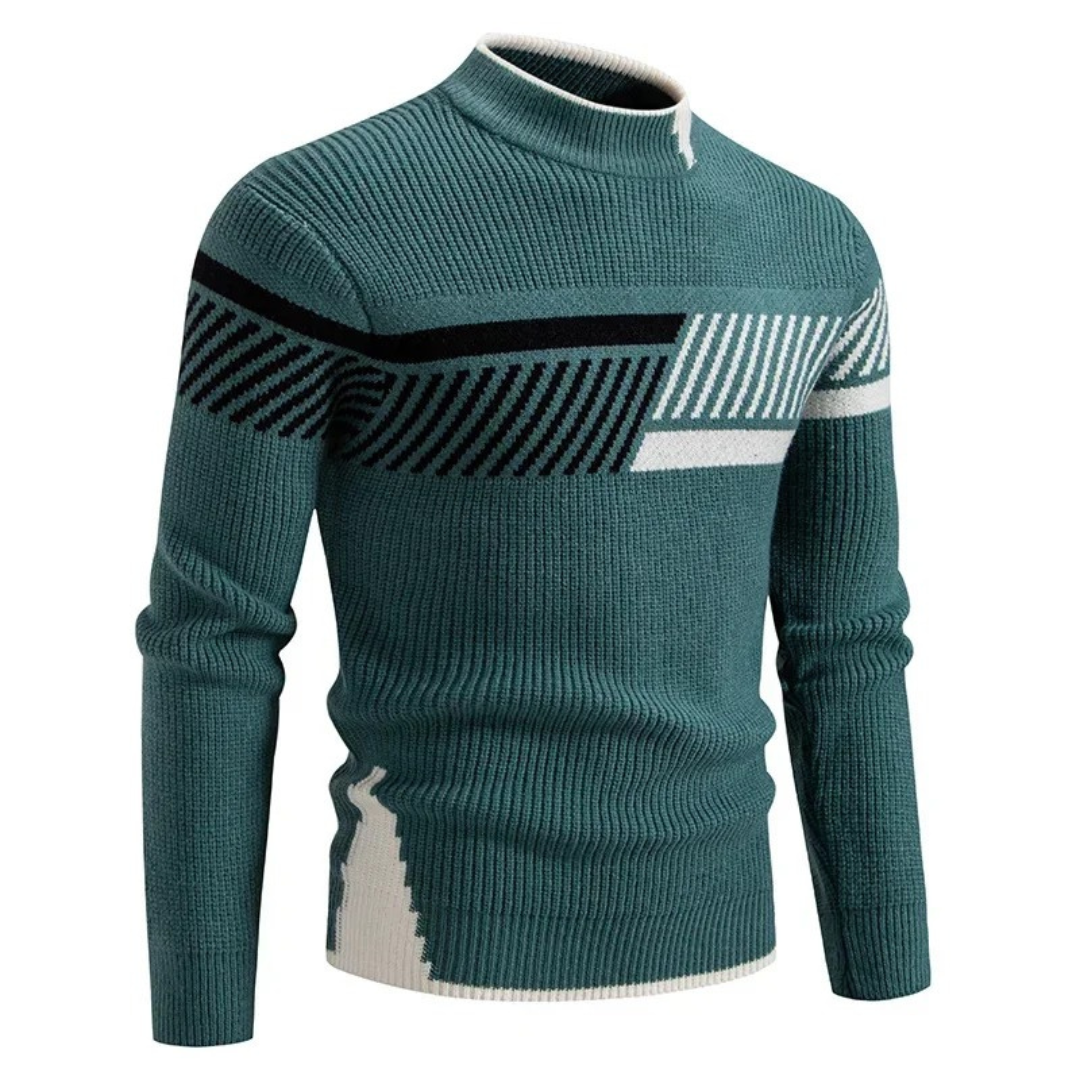 Elias | Herren Lässiger Pullover mit Modernem Muster