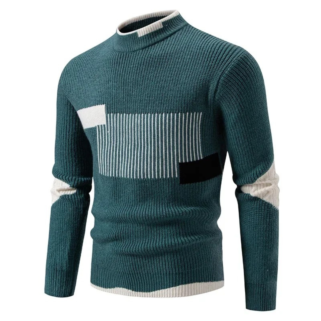 Elias | Herren Lässiger Pullover mit Modernem Muster