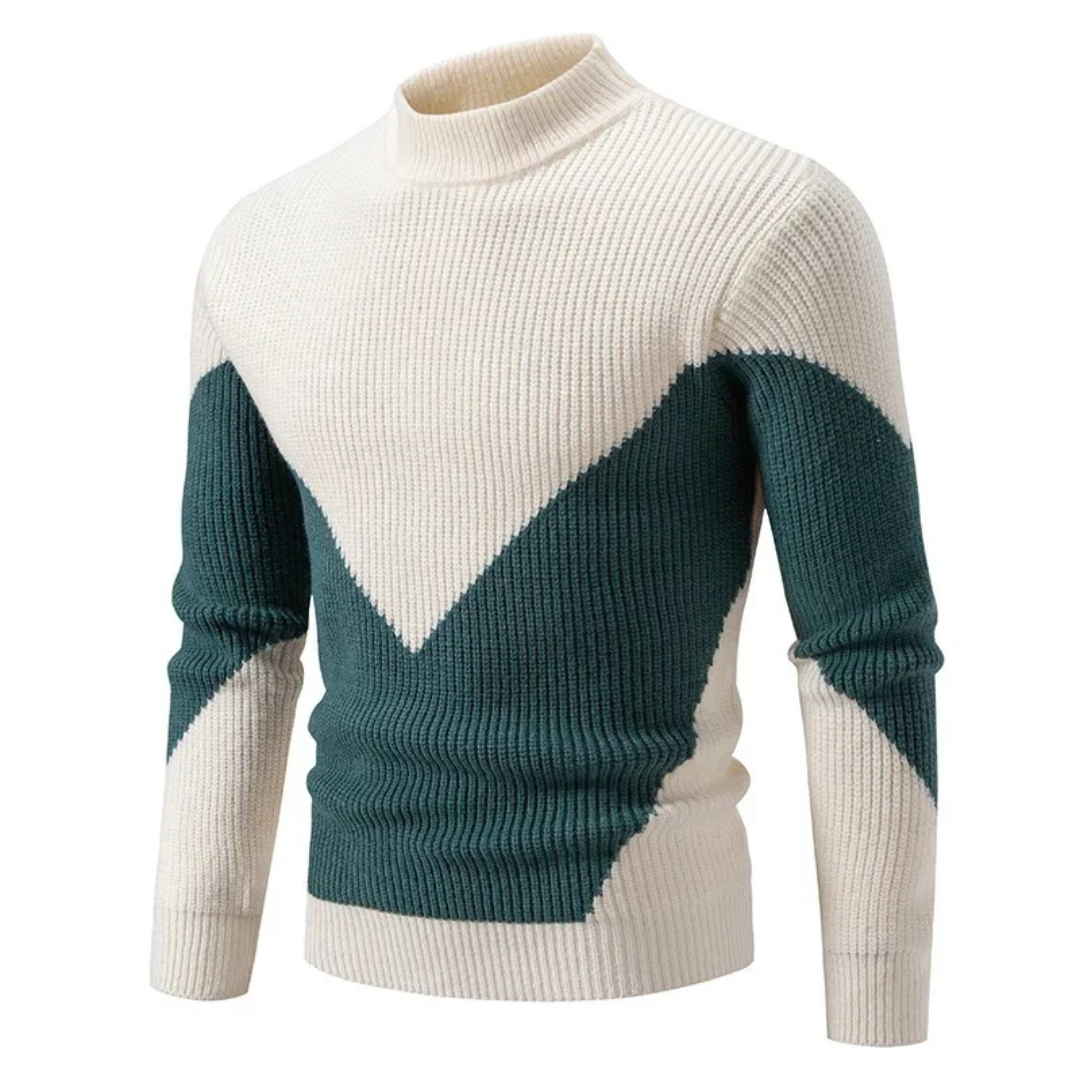 Elias | Herren Lässiger Pullover mit Modernem Muster