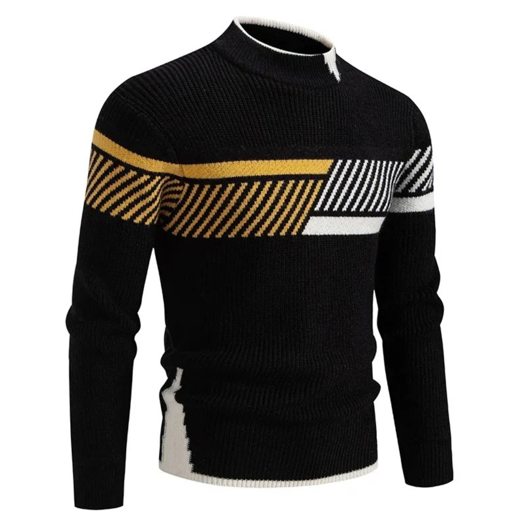 Elias | Herren Lässiger Pullover mit Modernem Muster