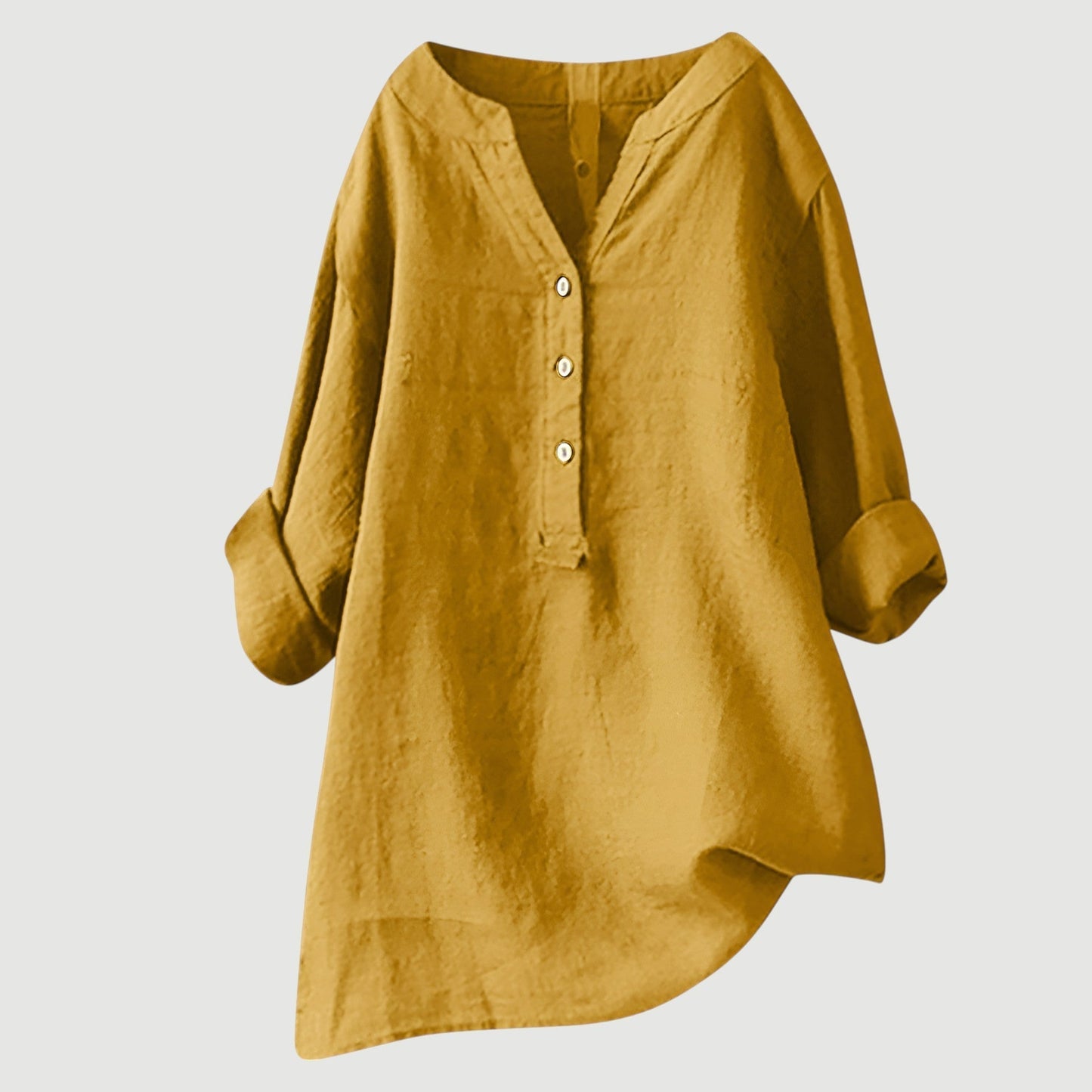 Jessica | Damen Lockeres Freizeit-Top mit V-Ausschnitt