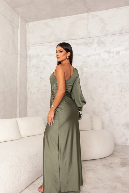 Jasmin | Damen Abendkleid mit Einem Schulterträger
