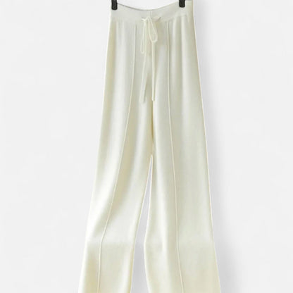 Daniela | Damen Klassische Wollhose mit Lockere Passform