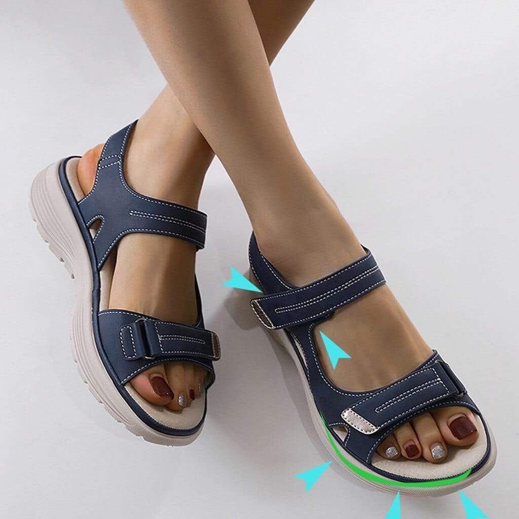 Elfriede | Damen Offene Sandalen mit Stützfunktion