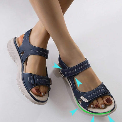 Elfriede | Damen Offene Sandalen mit Stützfunktion