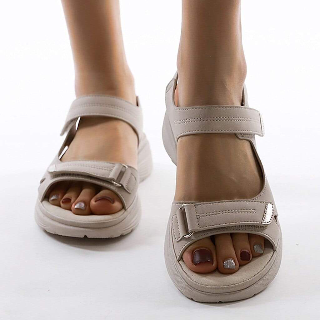 Elfriede | Damen Offene Sandalen mit Stützfunktion